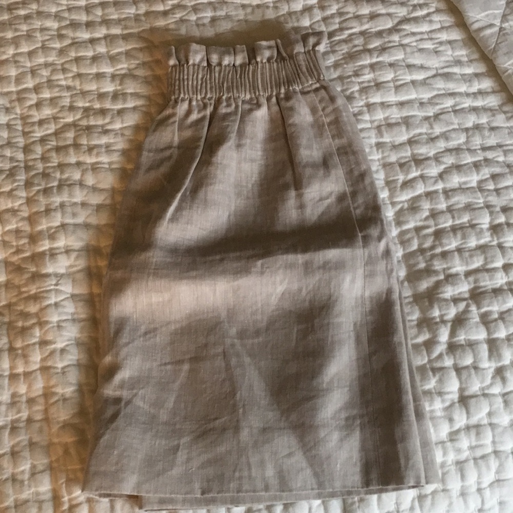 J. Crew linen skirt